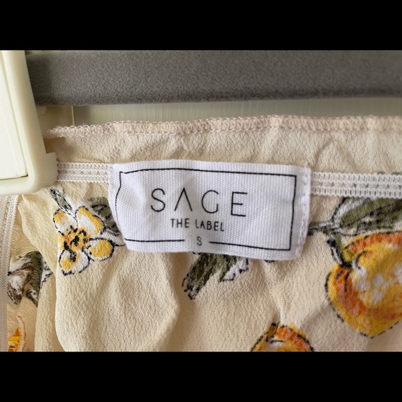 Sage the Label, lemon crop top. - Picture 2 of 2
